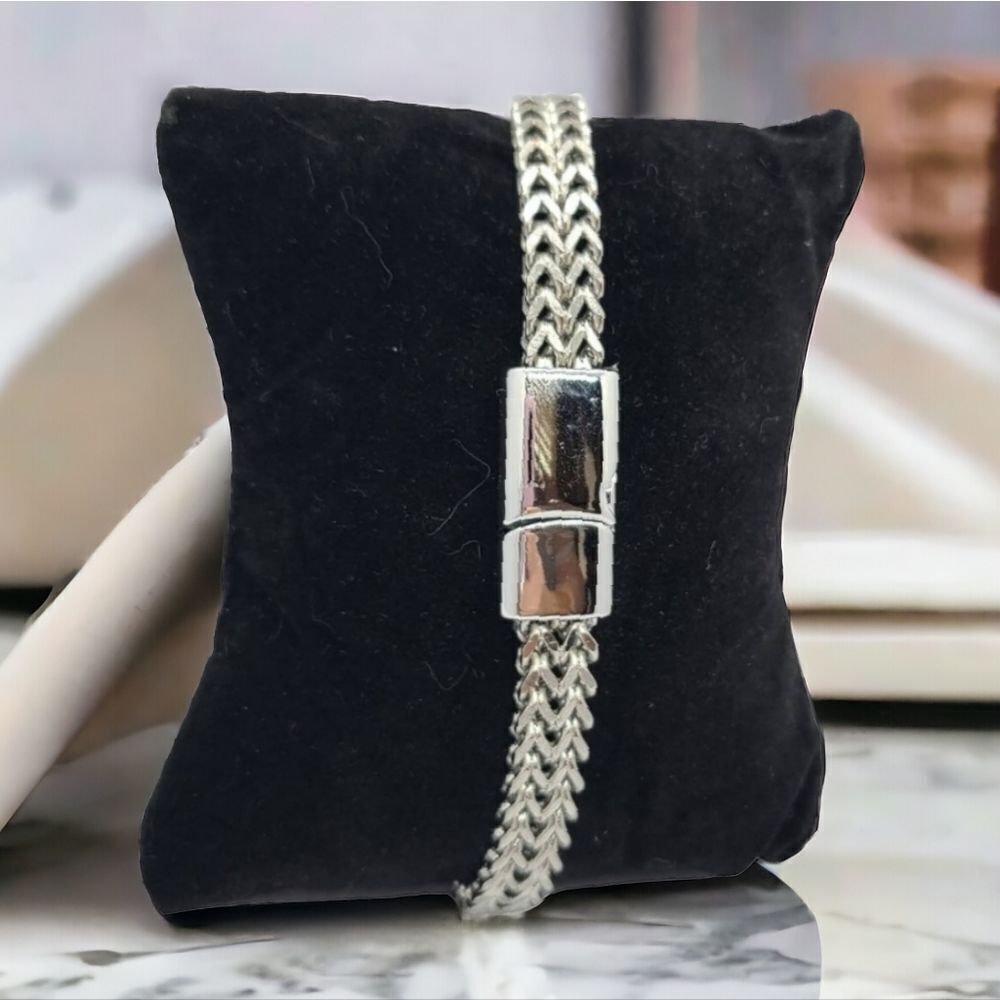 Men's Silver Chain Bracelet